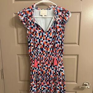 multi color sail to sable dress